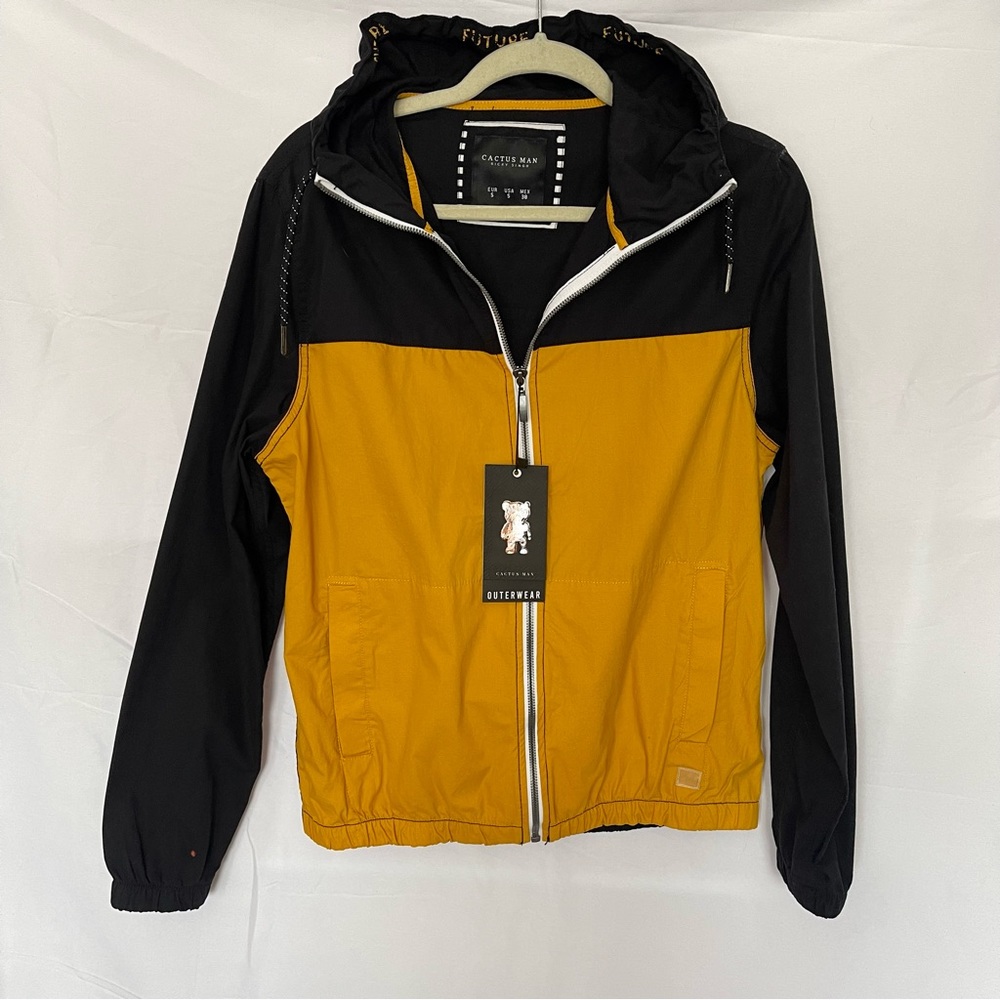 Cactus Man by Ricky Singh Hooded Spring Jacket